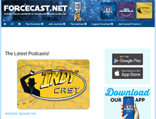 Tablet Screenshot of forcecast.net